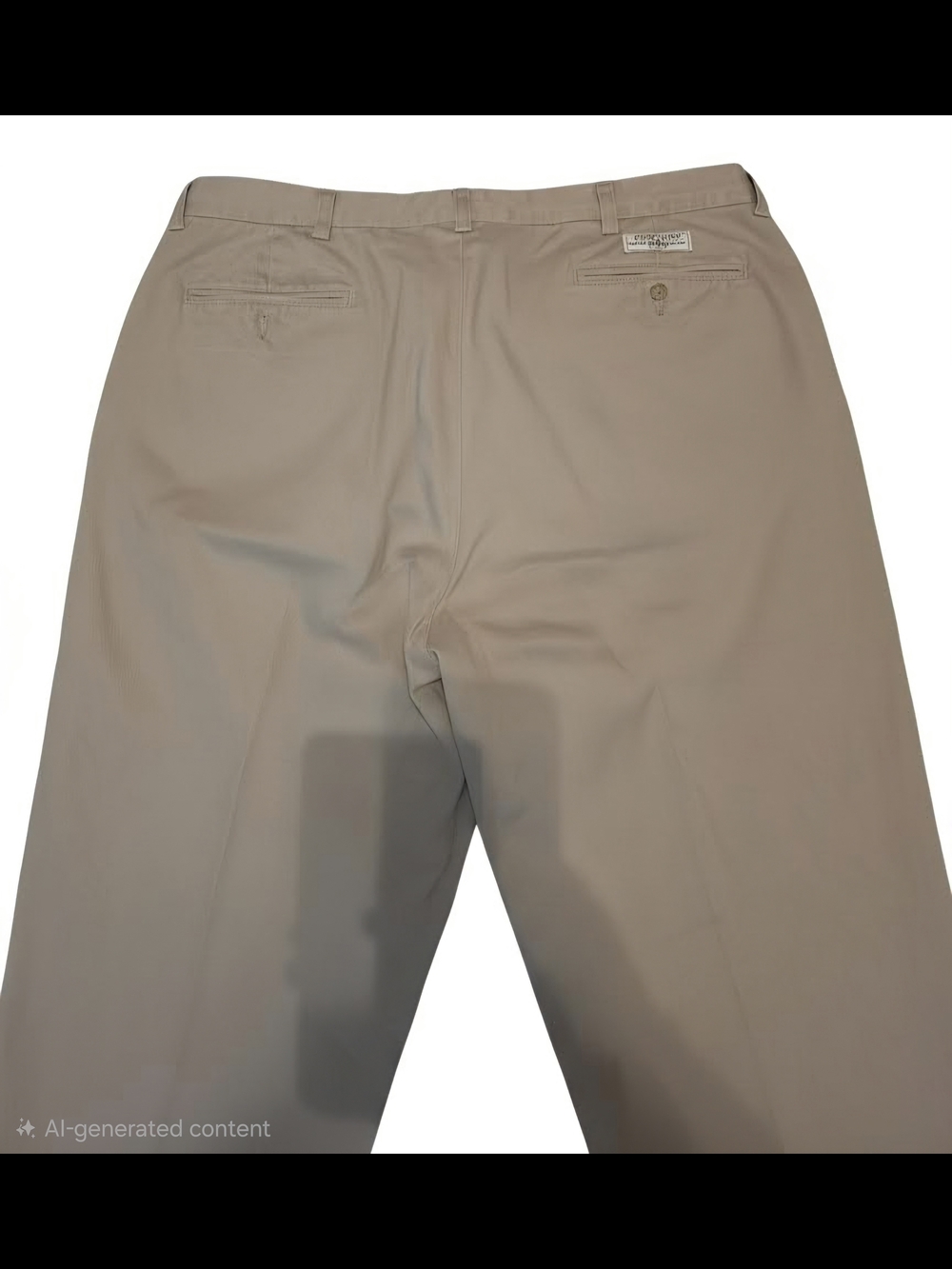 Polo by Ralph Lauren Khaki Pleated Men's Chinos 38 X 29 - Picture 3 of 4